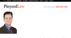 Desktop Screenshot of pinyerdlaw.com